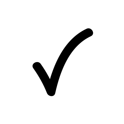 Check Mark as drawn by OpenMoji in 12.0