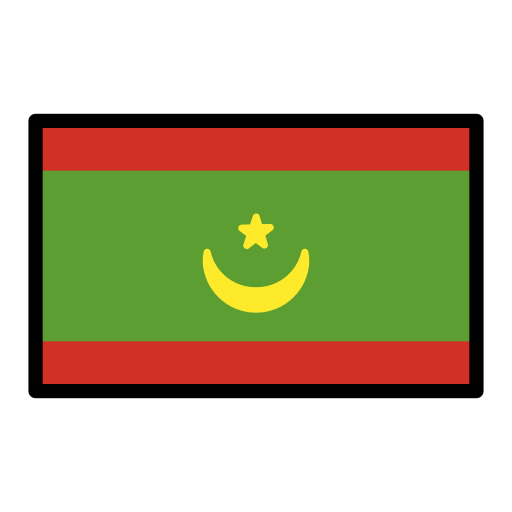 Flag: Mauritania as drawn by OpenMoji in 12.2