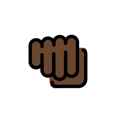 Oncoming Fist: Dark Skin Tone, the previous design