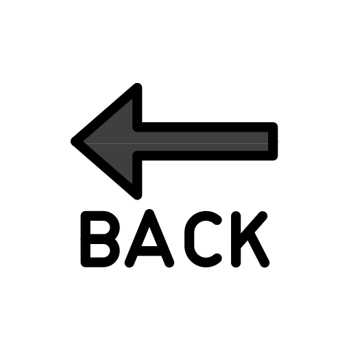 BACK Arrow as drawn by OpenMoji in 12.2