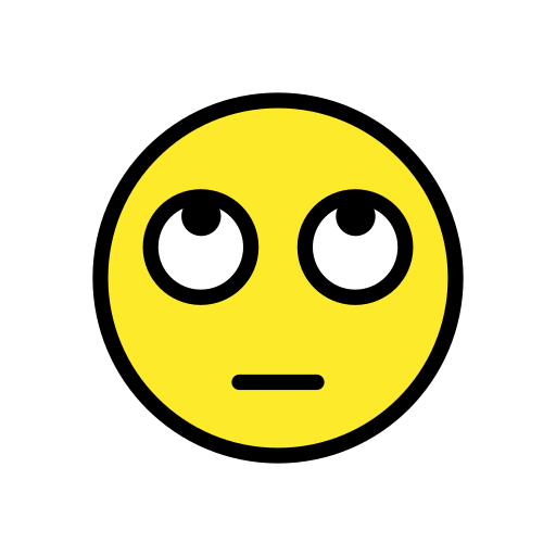 Face with Rolling Eyes, the design in this release