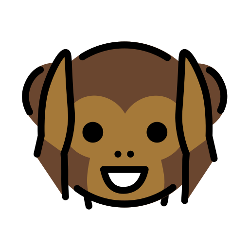 Sich Die Ohren Zuhaltendes Affengesicht as drawn by OpenMoji in 12.2