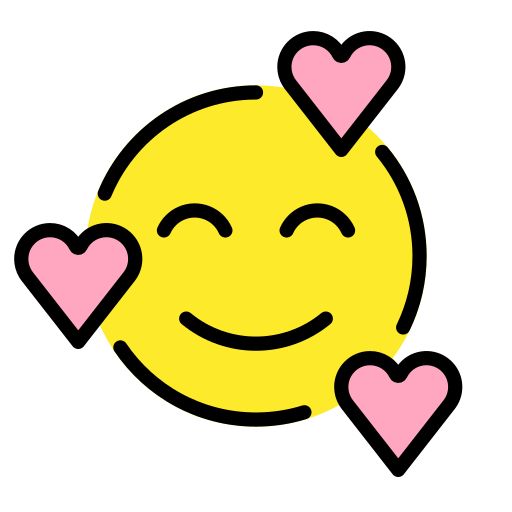 Smiling Face with Hearts, the design in this release