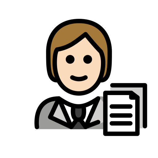 Office Worker: Light Skin Tone, the design in this release