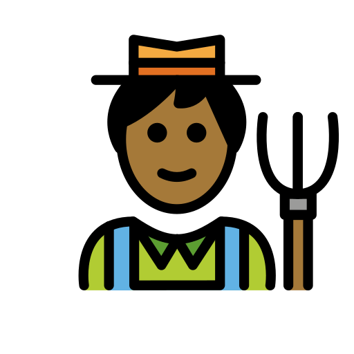Farmer: Medium-Dark Skin Tone, the design in this release
