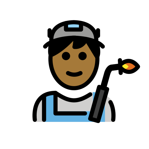Factory Worker: Medium-Dark Skin Tone, the design in this release