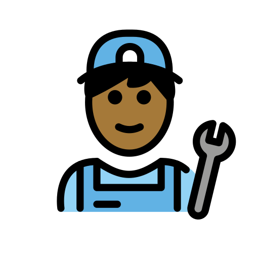 Mechanic: Medium-Dark Skin Tone, the design in this release