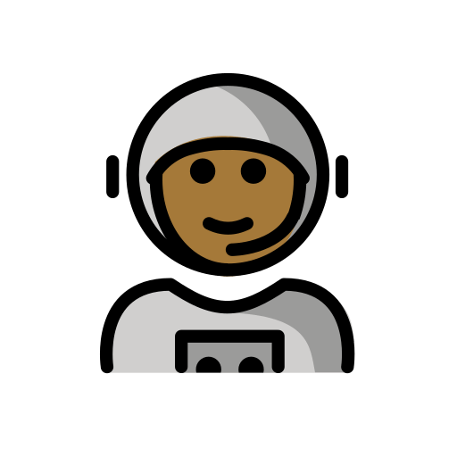 Astronaut: Medium-Dark Skin Tone, the design in this release