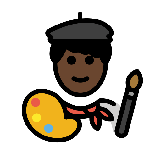 Artist: Dark Skin Tone, the design in this release