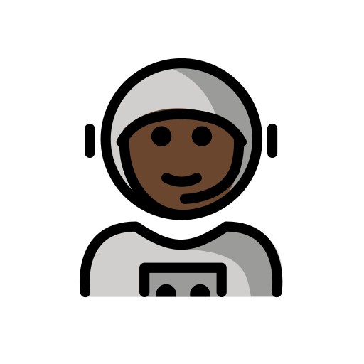 Astronaut: Dark Skin Tone, the design in this release