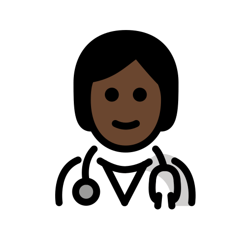Health Worker: Dark Skin Tone, the design in this release
