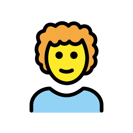 Person: Curly Hair, the design in this release