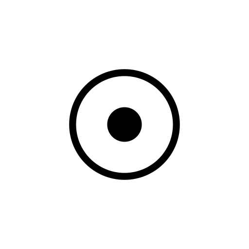 Record Button as drawn by OpenMoji in 12.2