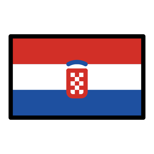 Flag: Croatia, the previous design