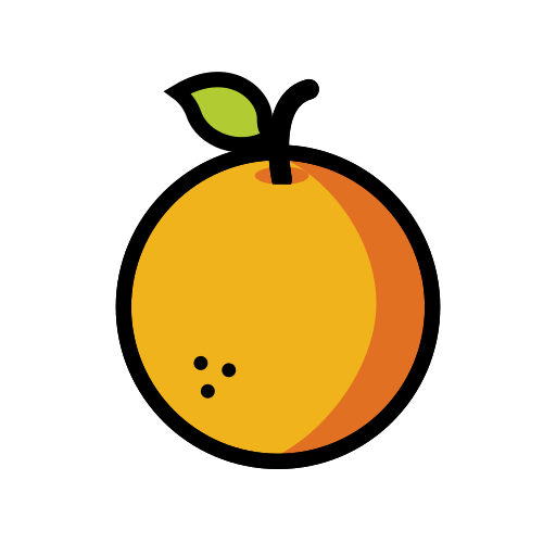 يوسفي as drawn by OpenMoji in 12.3