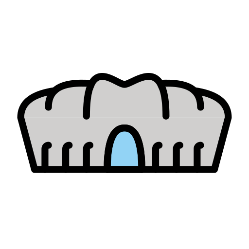 Stadium as drawn by OpenMoji in 12.3