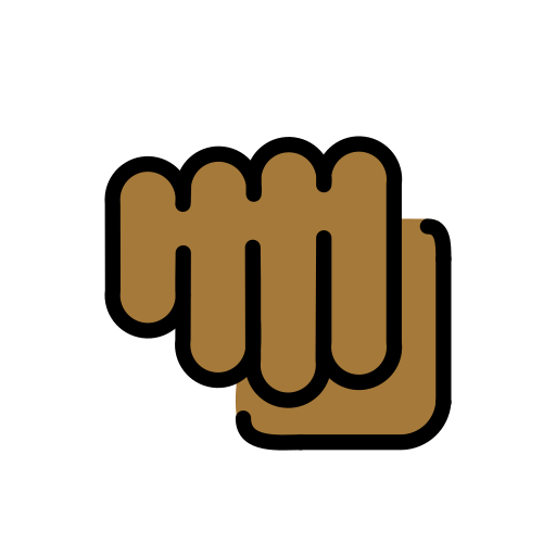 Oncoming Fist: Medium-Dark Skin Tone, the design in this release