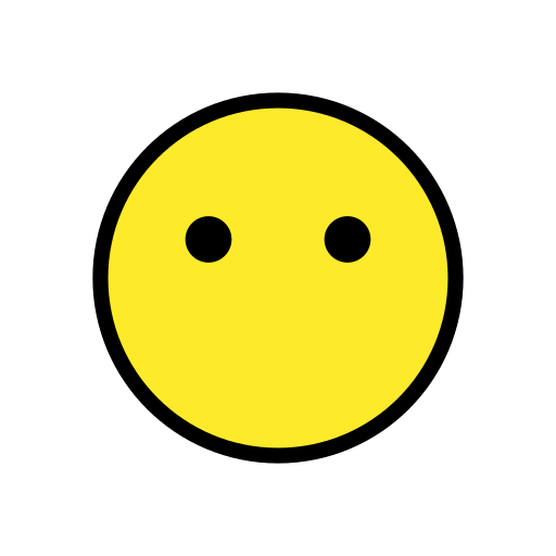 Face Without Mouth as drawn by OpenMoji in 12.3