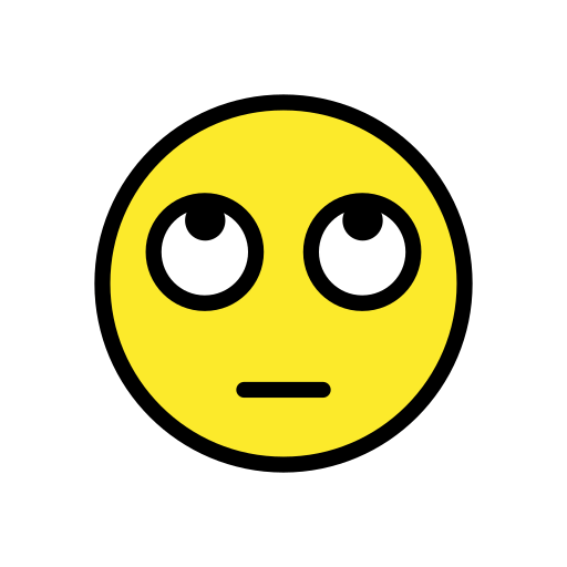 Face with Rolling Eyes, the design in this release