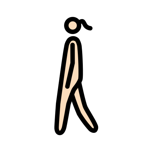 Woman Walking: Light Skin Tone, the previous design