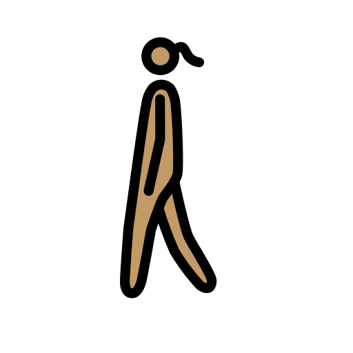 Woman Walking: Medium Skin Tone, the previous design