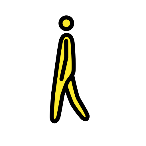 Man Walking, the previous design