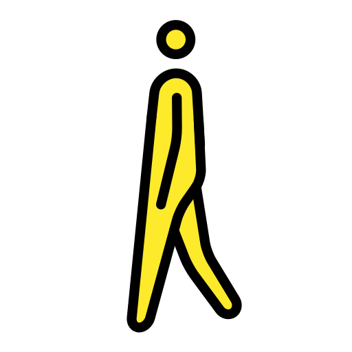 Person Walking, the previous design