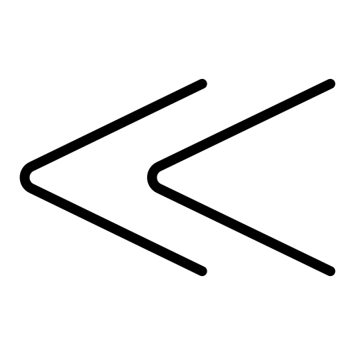 Fast Reverse Button as drawn by OpenMoji in 12.3