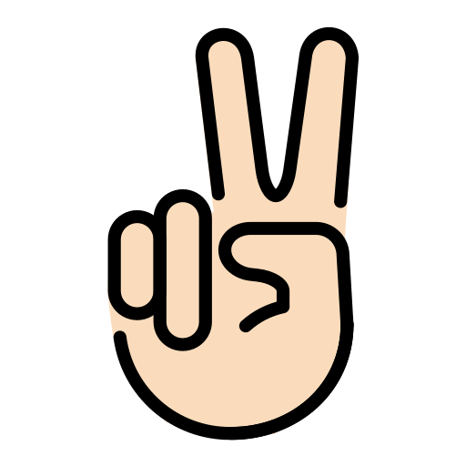 Victory Hand: Light Skin Tone, the design in this release
