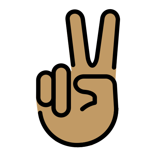 Victory Hand: Medium Skin Tone, the design in this release