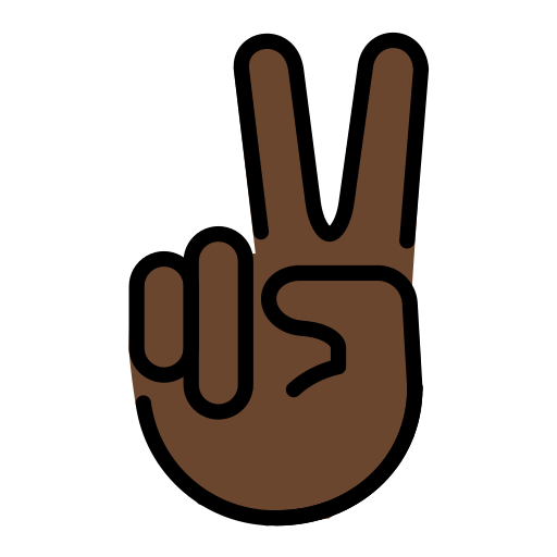 Victory Hand: Dark Skin Tone, the design in this release