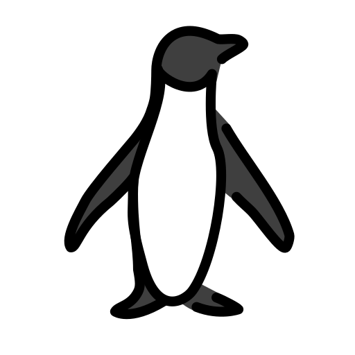 Pinguino as drawn by OpenMoji in 13.0