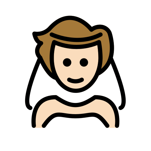 Person with Veil: Light Skin Tone, the design in this release