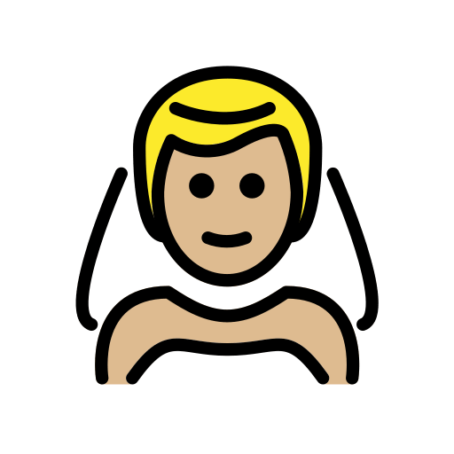 Man with Veil: Medium-Light Skin Tone, the design in this release