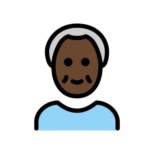 Old Man: Dark Skin Tone, the previous design