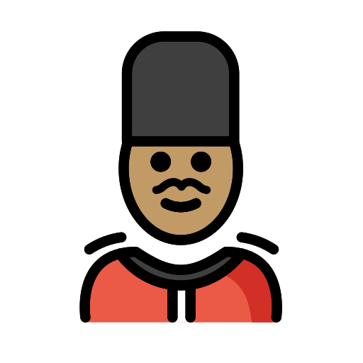 Man Guard: Medium Skin Tone, the previous design