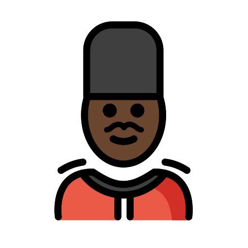 Man Guard: Dark Skin Tone, the previous design