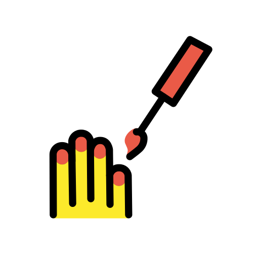 Nail Polish as drawn by OpenMoji in 13.0