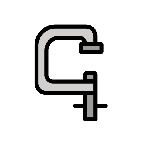 Clamp as drawn by OpenMoji in 13.0