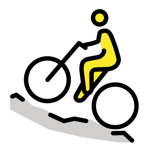 Man Mountain Biking, the design in this release