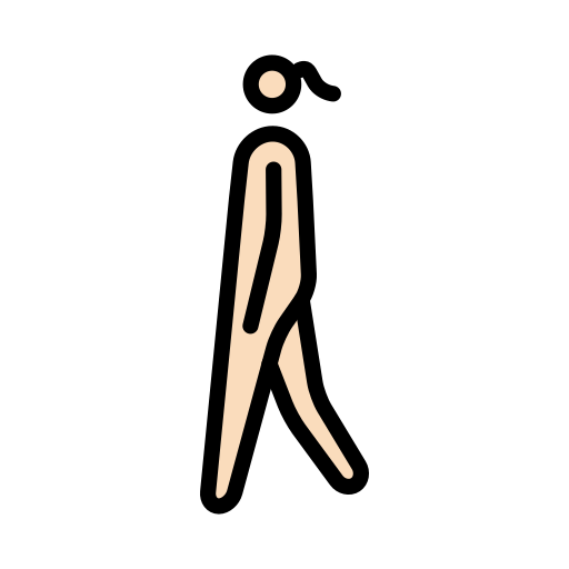 Woman Walking: Light Skin Tone, the design in this release