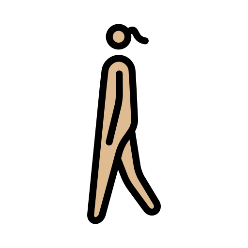Woman Walking: Medium-Light Skin Tone, the design in this release