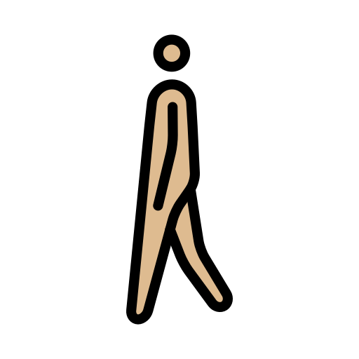 Man Walking: Medium-Light Skin Tone, the design in this release