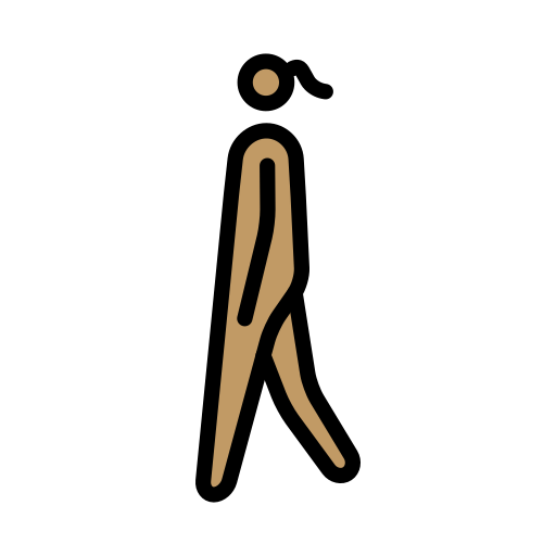 Woman Walking: Medium Skin Tone, the design in this release