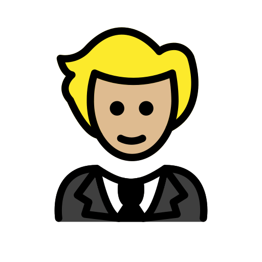 Person in Tuxedo: Medium-Light Skin Tone, the design in this release