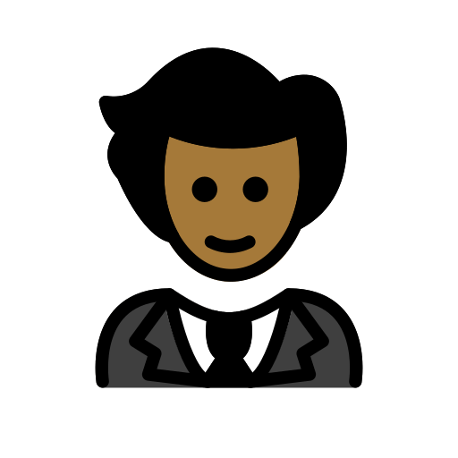 Person in Tuxedo: Medium-Dark Skin Tone, the design in this release