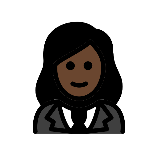 Woman in Tuxedo: Dark Skin Tone, the design in this release