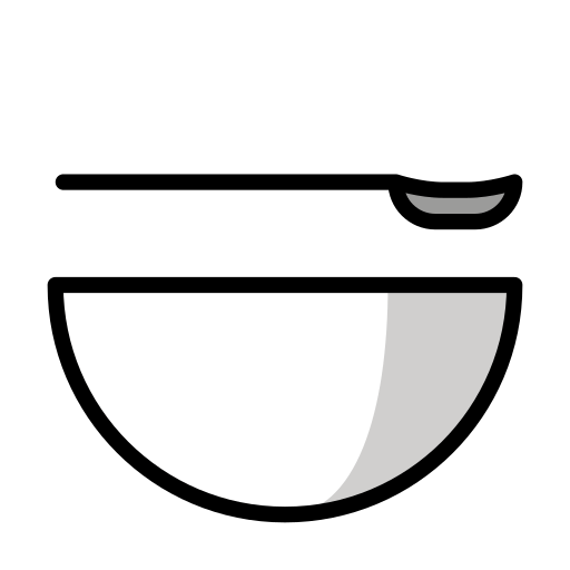 Bowl with Spoon, the previous design