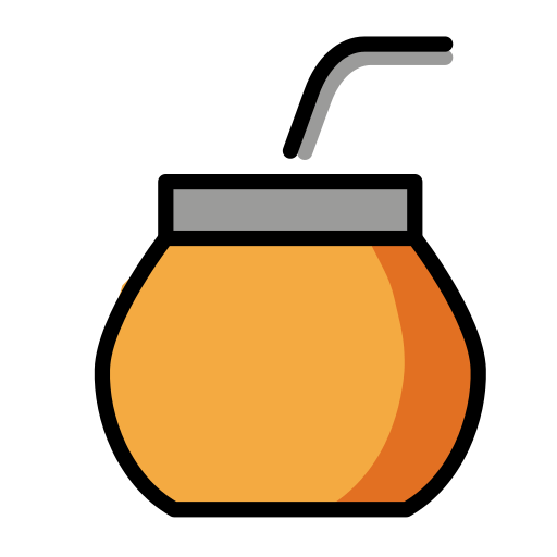 Mate as drawn by OpenMoji in 13.0