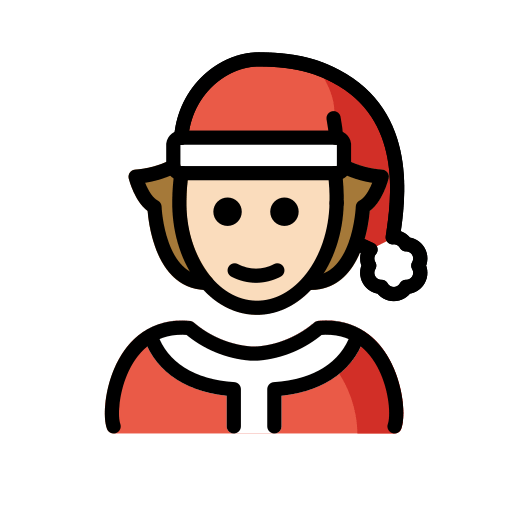 Mx Claus: Light Skin Tone, the design in this release